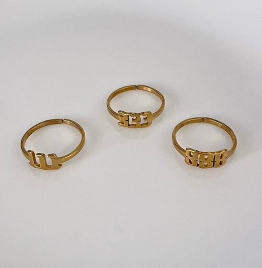 Angel Number Rings